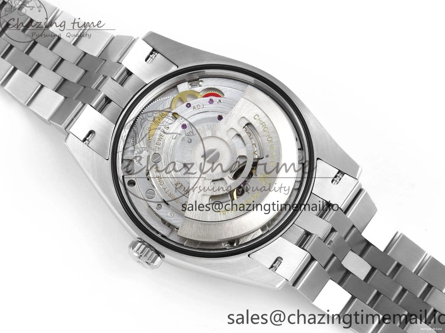 0131 SmoothTexture DateJust 36 126234 EWEF Best Edition Gray Roman Dial on Jubilee Bracelet A 609